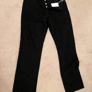 Alexa Chung for Madewell High Rise Straight Jean in Outridge Wash